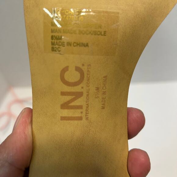 INC Chedel Pink Lace Up Wrapping Ankle Tie Dress Sandals 6.5M - Picture 8 of 10